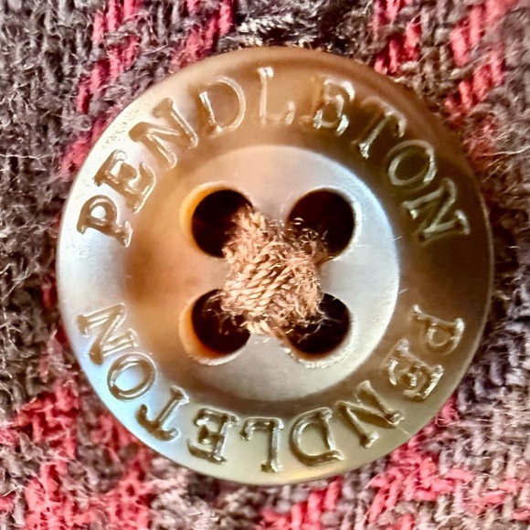 Pendleton Bridger Plaid Button Front Shirt XXL Wool Blend Flannel - Picture 7 of 11